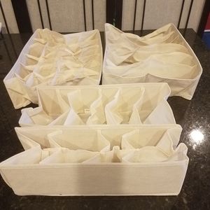 Used clothes drawer organizers